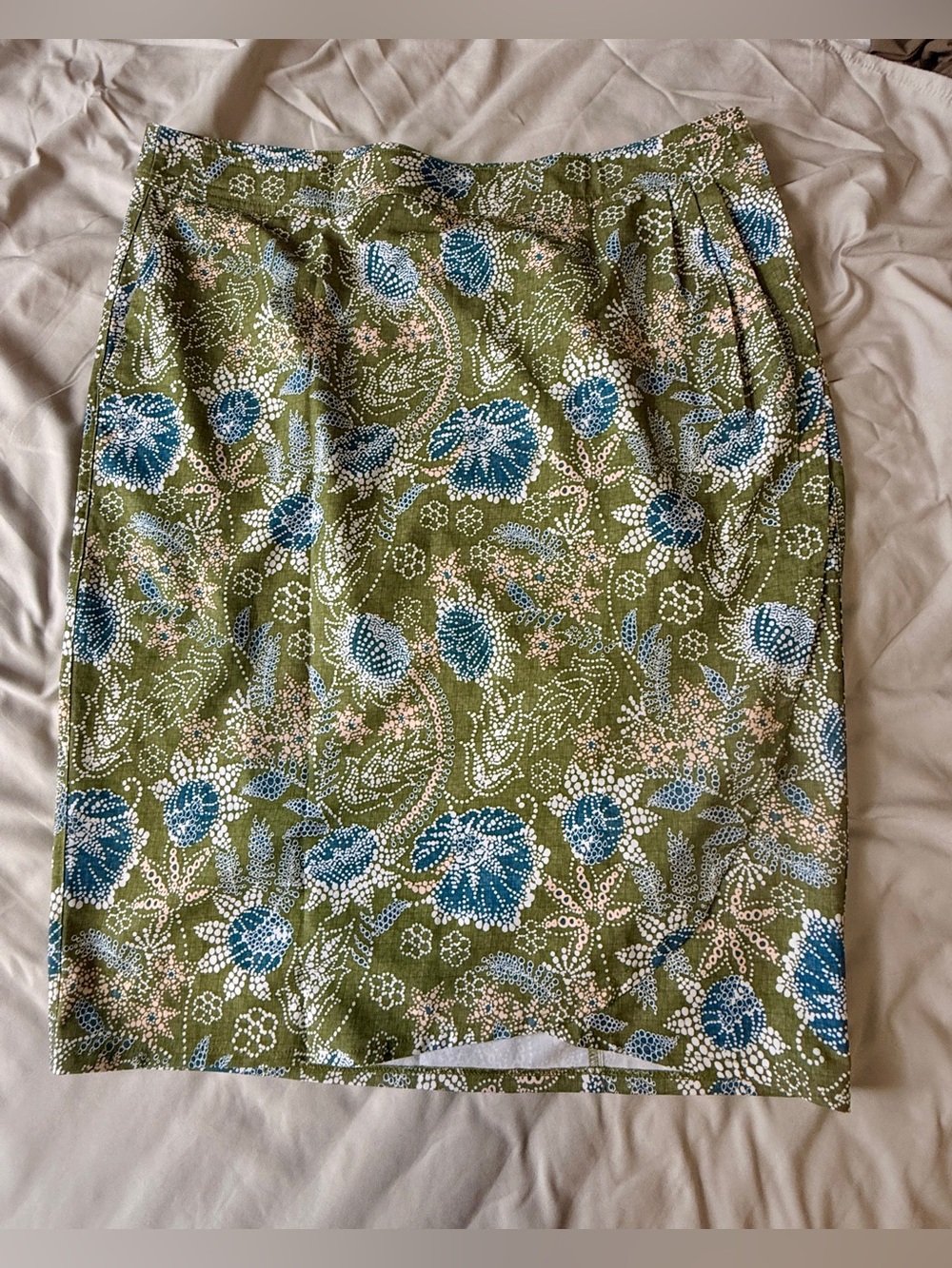 RipSkirt Hawaii XL "La Boheme Olive" Length 3 Wrap Skirt | Green Floral